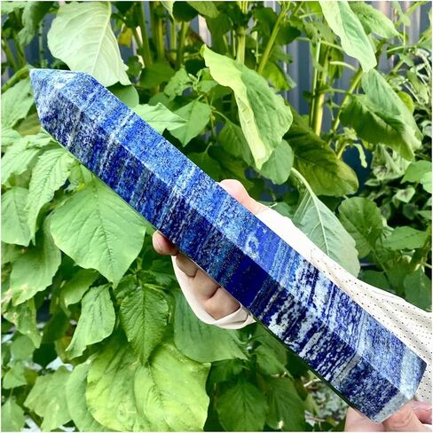 1 قطعة 2-2.5 كجم مسلة اللازورد، العمود الأزرق كريستال الكوارتز in Kuwait