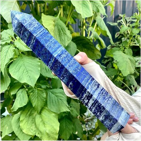 1 قطعة 2-2.5 كجم مسلة اللازورد، العمود الأزرق كريستال الكوارتز in Kuwait