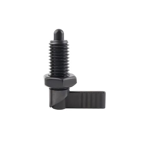 M10 M12 M16 M20 Rotaion 360 درجة موقف L-نوع الفهرسة دبوس QX227 رافعة الغطاسات الربيع المسمار 1 قطعة (QX227-BK ، M12) in Saudi Arabia