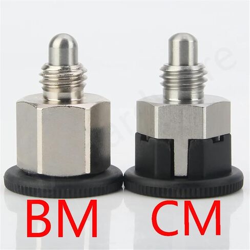 QX213 Self-Locking Plunger Fixed Position Dowel Locking Spring Screw Mini Type All Stainless Steel Indexing Plungers 1Pcs(M8,Blue-QX213-CS) in Saudi Arabia