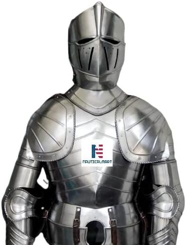 درع فارس القرون الوسطى يمكن ارتداؤه، درع وظيفي، عرض رائع، زي LARP in Kuwait