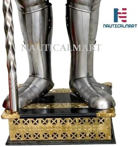 درع فارس القرون الوسطى يمكن ارتداؤه، درع وظيفي، عرض رائع، زي LARP in Kuwait