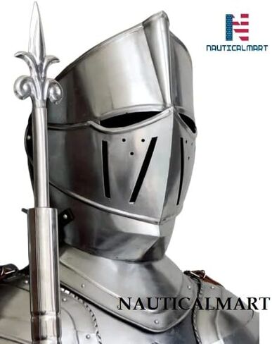 درع فارس القرون الوسطى يمكن ارتداؤه، درع وظيفي، عرض رائع، زي LARP in Kuwait