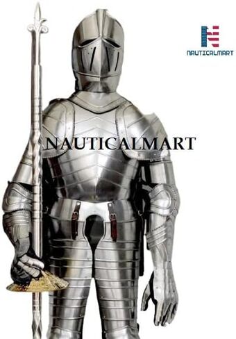درع فارس القرون الوسطى يمكن ارتداؤه، درع وظيفي، عرض رائع، زي LARP in Kuwait