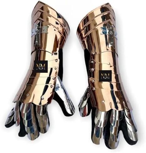 درع الفارس الصليبي القفاز الوظيفي لإعادة تمثيل LARP in Kuwait