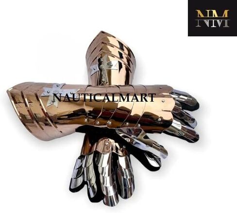 درع الفارس الصليبي القفاز الوظيفي لإعادة تمثيل LARP in Kuwait