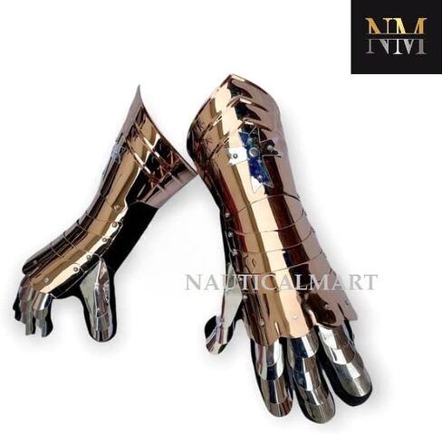 درع الفارس الصليبي القفاز الوظيفي لإعادة تمثيل LARP in Kuwait