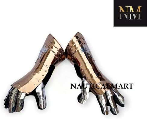 درع الفارس الصليبي القفاز الوظيفي لإعادة تمثيل LARP in Kuwait