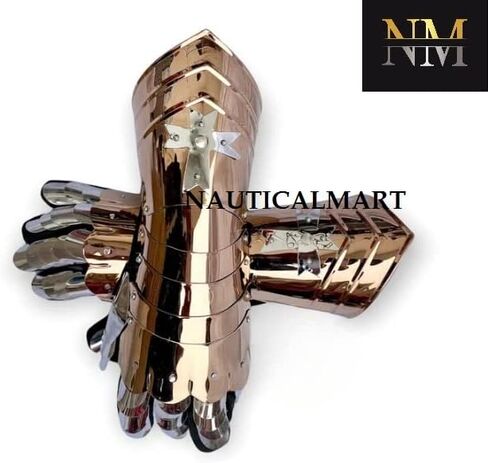 درع الفارس الصليبي القفاز الوظيفي لإعادة تمثيل LARP in Kuwait