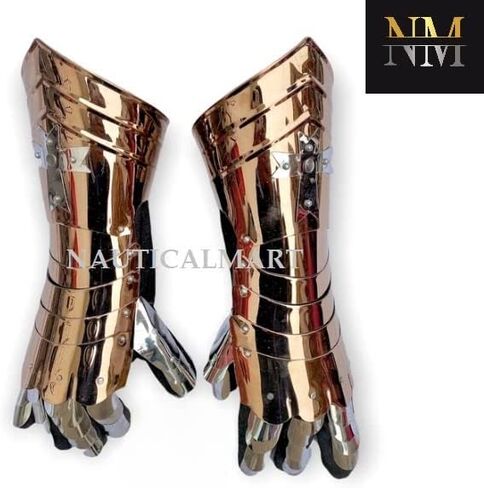 درع الفارس الصليبي القفاز الوظيفي لإعادة تمثيل LARP in Kuwait