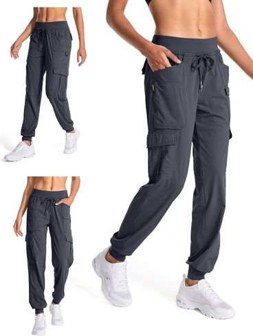 linlon Womens Hiking Pants Quick Dry UPF 50 Casual Pants Lightweight Travel Safari Work Cargo Joggers Pants in Saudi Arabia