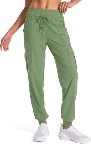 linlon Womens Hiking Pants Quick Dry UPF 50 Casual Pants Lightweight Travel Safari Work Cargo Joggers Pants in Saudi Arabia