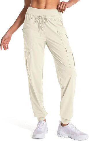 linlon Womens Hiking Pants Quick Dry UPF 50 Casual Pants Lightweight Travel Safari Work Cargo Joggers Pants in Saudi Arabia