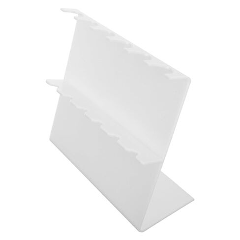 TIDTALEO Plastic Z-Shaped Laboratory Pipette Holder Stand Rack, Experimental Pipette Organizer with Triangular Base for Scientific Research and Sample Tube Storage in Saudi Arabia
