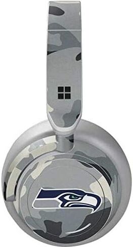 Skinit Decal Audio Skin Compatible with Surface Headphones - Officially Licensed NFL Seattle Seahawks Camo Design in Saudi Arabia