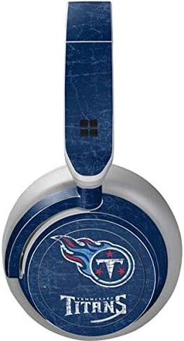 Skinit Decal Audio Skin Compatible with Surface Headphones - Officially Licensed NFL Tennessee Titans Distressed Design in Saudi Arabia