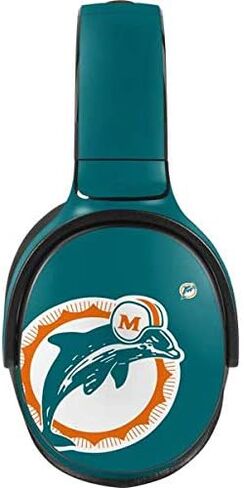 Skinit Decal Audio Skin Compatible with Skullcandy Venue - Officially Licensed NFL Miami Dolphins Retro Logo Design in Saudi Arabia