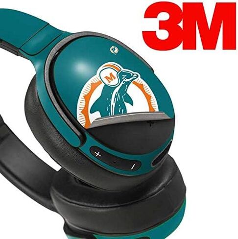 Skinit Decal Audio Skin Compatible with Skullcandy Venue - Officially Licensed NFL Miami Dolphins Retro Logo Design in Saudi Arabia