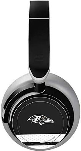 Skinit Decal Audio Skin Compatible with Surface Headphones - Officially Licensed NFL Baltimore Ravens Shutout Design in Saudi Arabia