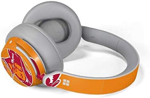 Skinit Decal Audio Skin Compatible with Surface Headphones - Officially Licensed NFL Tampa Bay Buccaneers Retro Logo Design in Saudi Arabia