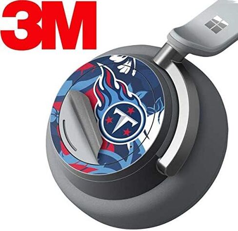 Skinit Decal Audio Skin Compatible with Surface Headphones - Officially Licensed NFL Tennessee Titans Tropical Print Design in Saudi Arabia