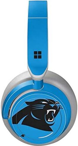 Skinit Decal Audio Skin Compatible with Surface Headphones - Officially Licensed NFL Carolina Panthers Large Logo Design in Saudi Arabia