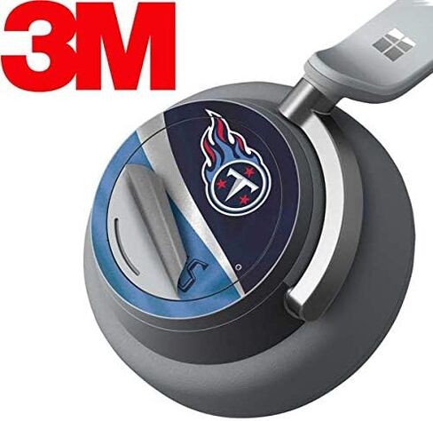 Skinit Decal Audio Skin Compatible with Surface Headphones - Officially Licensed NFL Tennessee Titans Design in Saudi Arabia