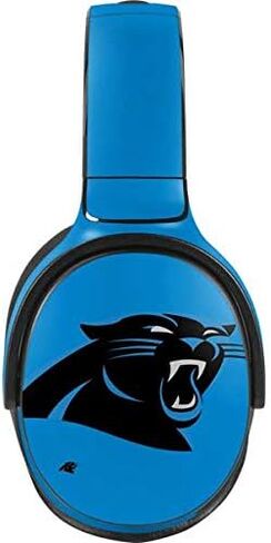 غلاف صوتي من Skinit متوافق مع Skullcandy Venue - تصميم شعار كبير مرخص رسميًا من NFL Carolina Panthers in Saudi Arabia