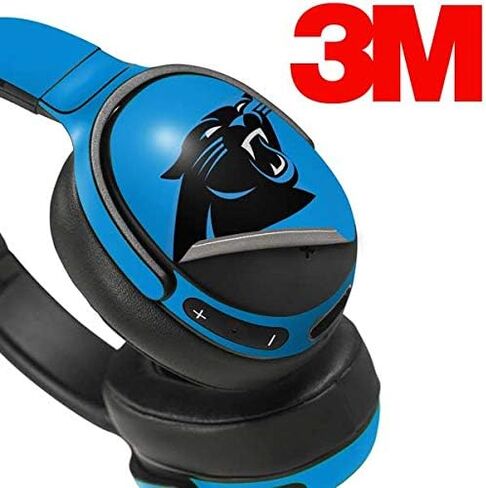 غلاف صوتي من Skinit متوافق مع Skullcandy Venue - تصميم شعار كبير مرخص رسميًا من NFL Carolina Panthers in Saudi Arabia