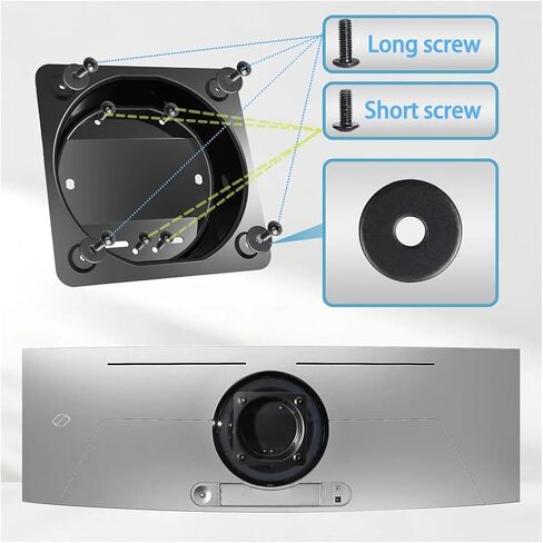 Monitor Adapter Wall Bracket Accessories, Compatible for Samsung, G9 49 Inch Monitor LS49CG954SNXZA S49CG934S S49CG950S LS49CG934SUXEN in Saudi Arabia