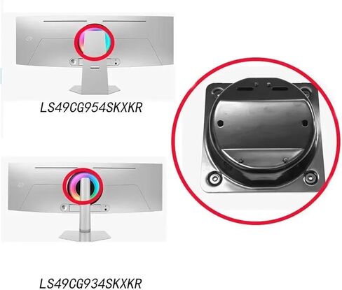 Monitor Adapter Wall Bracket Accessories, Compatible for Samsung, G9 49 Inch Monitor LS49CG954SNXZA S49CG934S S49CG950S LS49CG934SUXEN in Saudi Arabia