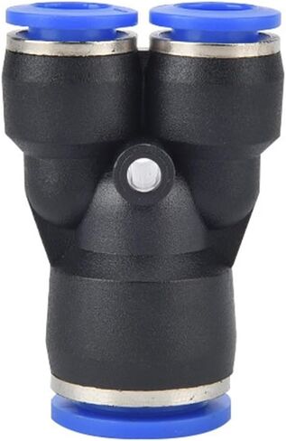 Blue Pneumatic Trachea Quick Plugs Y-shaped Three-way Variable Diameter Plastic Joint PW6-4/8-6/10-8/12-8 1Pcs(PW10-6) in Saudi Arabia