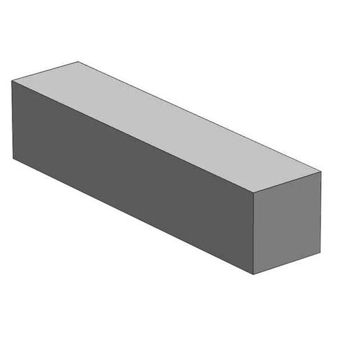 Flat Bar Stock, Aluminum, 7/8 in Over. W, Mfr: 61S.875-6-A in Saudi Arabia