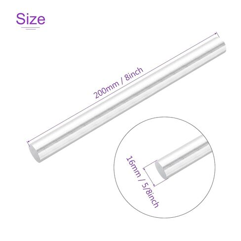 DMiotech 1 Pcs Aluminum Rods, 5/8" Dia 8" Long Solid Round Rod 6061 Extruded Lathe Bar Stock Aluminum Metal Rods for DIY Craft Model Plane Ship Car in Saudi Arabia