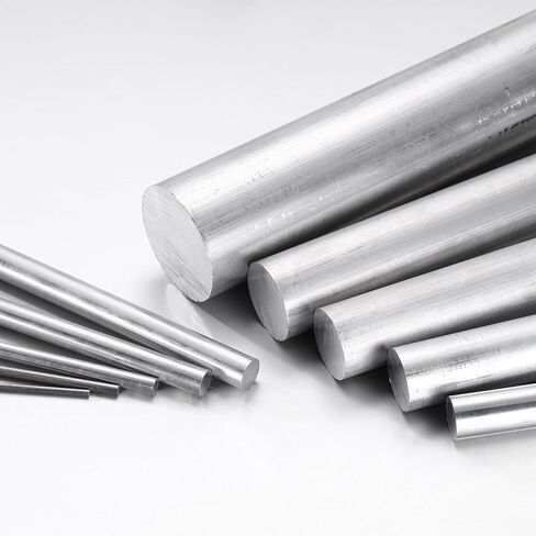 DMiotech 1 Pcs Aluminum Rods, 5/8" Dia 8" Long Solid Round Rod 6061 Extruded Lathe Bar Stock Aluminum Metal Rods for DIY Craft Model Plane Ship Car in Saudi Arabia