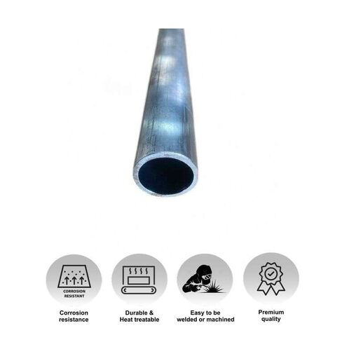 1-3/8" OD 6061 Aluminum Round Tube x 1-1/8" ID x 3" Long, 1/8" Wall Tubing Reliable Metal for Custom Machining and Mechanical Applications Custom Projects Fabrication Use in Saudi Arabia