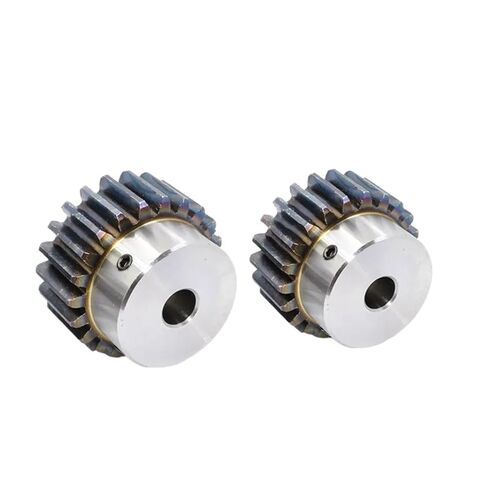 Steel Heavy Duty Motor Pinion Gear 2M 12T-24T Spur Gear with Step Bore 8mm Motor Carbon Steel Transmission Accessories(22 Teeth) in Saudi Arabia