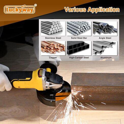 Luckyway 4-1/2 Inch Cut Off Wheels, 4-1/2"x.045“ x7/8" Cutting Wheel, Angle Grinder Cutting Disc for Metal and Stainless Steel Cut - 52 Pack in Kuwait