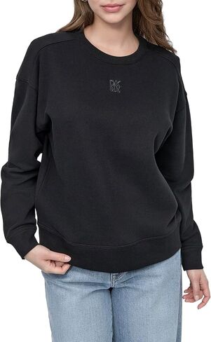 DKNY Womens Crew Neck Short Sleeve Knit Top in Saudi Arabia