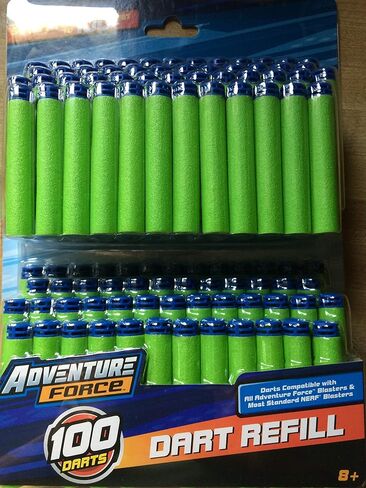 Adventure Force 100 Dart Refill - Shoots Up to 100 Feet (Waffle Tip) in Saudi Arabia