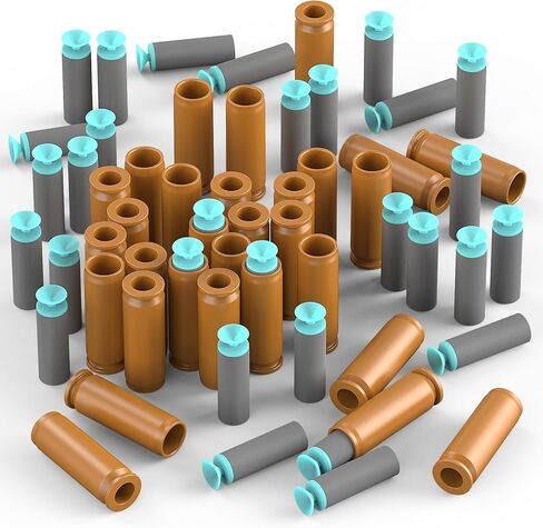 60PCS Soft Bullet & Shell for JellyBullet 721005, Larmside Foam Blaster in Saudi Arabia