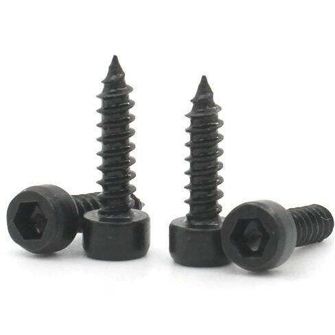 Black Carbon Steel M2.3 M2.5 M2.6 5/6/8/10-20mm Hexagon Socket Cap Head Screws 20/50Pcs(5mm,M2.5 (50pcs)) in Saudi Arabia