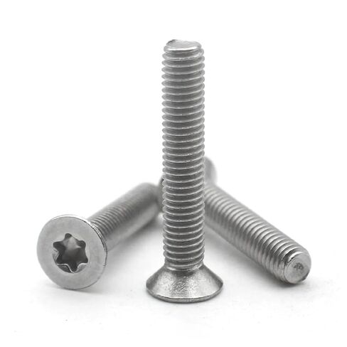 M1.6 M2 3/4/5/6-20MM 304 Stainless Steel Torx Countersunk Flat Head Screw Bolt Length=3-55mm 50Pcs(5mm,M2 (50pcs)) in Saudi Arabia
