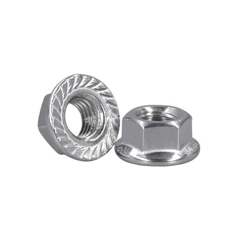 3-100pcs M3 M4 M5 M6 M8 M10 M12 316 A4 Stainless Steel Hexagon Flange Nut Pinking Slip Locking Lock Nut(M5-30pcs) in Saudi Arabia