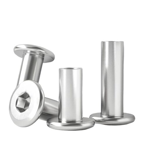5/10/20pcs M3 M4 M5 M6 M8 304 A2 Stainless Steel Large Flat Hex Hexagon Socket Head Rivet Connector Insert Joint Sleeve Cap Nut(8mm Length,M3 x20pcs) in Saudi Arabia