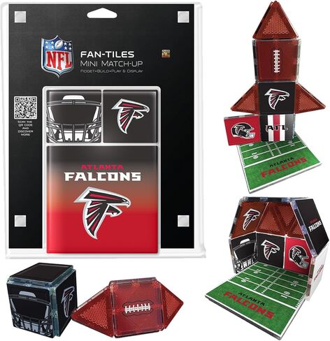 بلاط كريات أون نيو إنجلاند باتريوتس NFL Fan-Tiles المغناطيسي المتطابق | مجموعة بناء مكونة من 17 قطعة للأطفال والكبار | مقتنيات الدوري الوطني لكرة القدم الأمريكية المرخصة رسميًا | البناء واللعب والعرض (يتوفر جميع الفرق الـ 32) in Kuwait