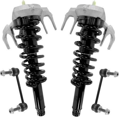 Detroit Axle - 4pc Front Struts Suspension Kit for 2011-2017 Honda Odyssey 2 Ready Struts with Coil Spring 2 Sway Bar End Links 2012 2013 2014 2015 2016 Replacement in Saudi Arabia
