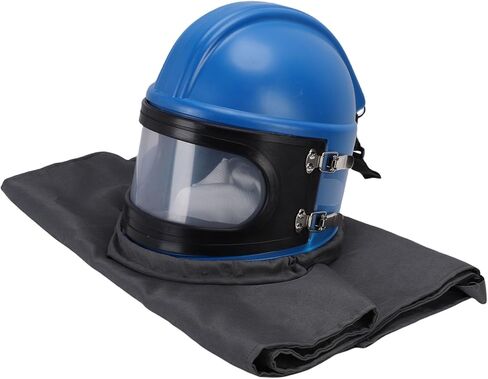 Sandblasting Hood, ABS Material Sandblast Helmet, Sandblaster Suit with Air Supply and Protective Lens for Sandblasting, Spraying, Painting, and Dust Areas in Saudi Arabia