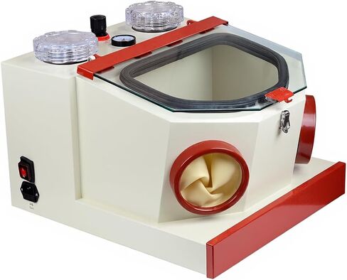 Dental Twin-Pen Sandblaster with Drawer Double Pen Sand Blaster 2 Plastic Tanks in Kuwait