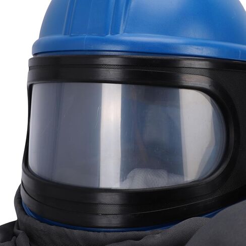 Sandblasting Helmet with Air Supply and Protective Lens WALFRONT ABS Safety Helmet for Industrial Use in Saudi Arabia